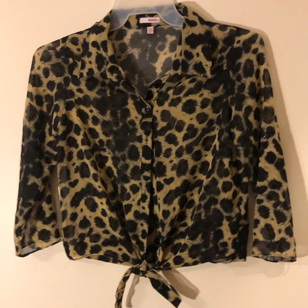 Cheetah print BONGO top size S